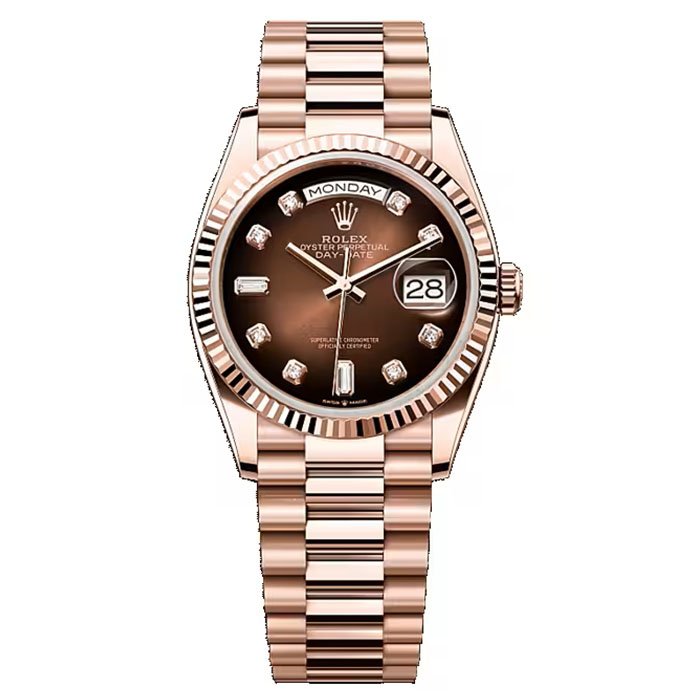 Rolex Day-Date 36  Oyster, 36 mm, Everose gold Men Watch