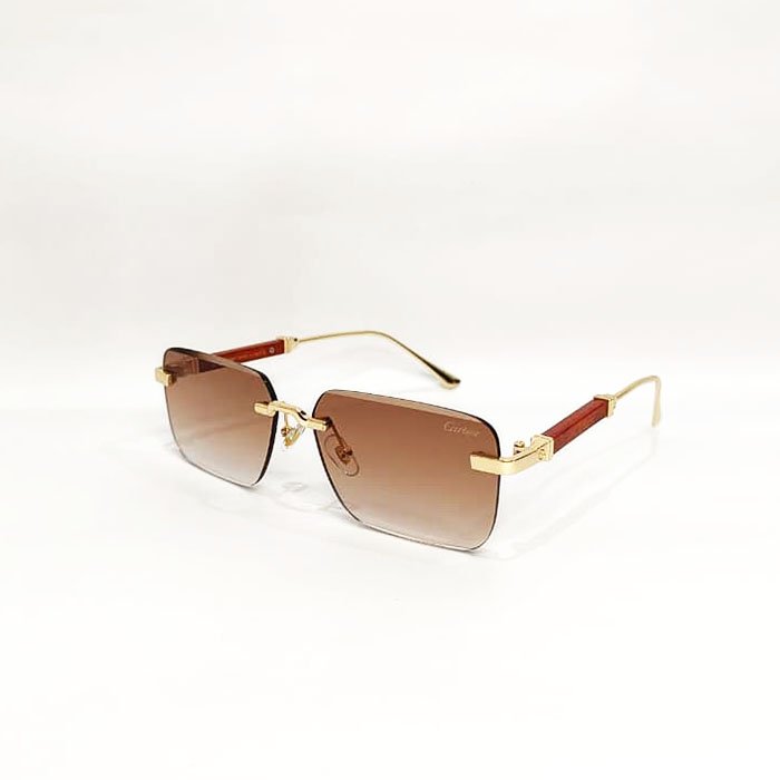 Cartier Premium Rimless Square Sunglasses SWISS_B242026